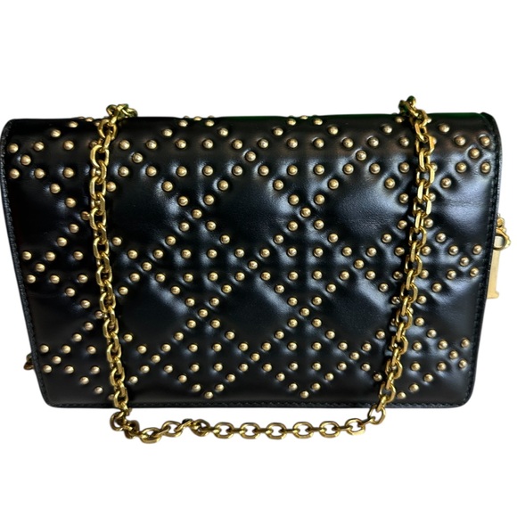 DIOR LEATHER STUDDED WOC Shoulder/Crossbody  Bag - Picture 1 of 3